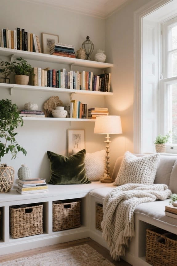 choose unique book nook decorations