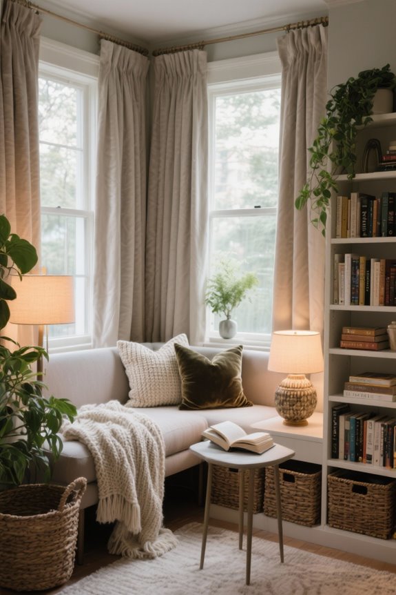choosing reading nook curtains