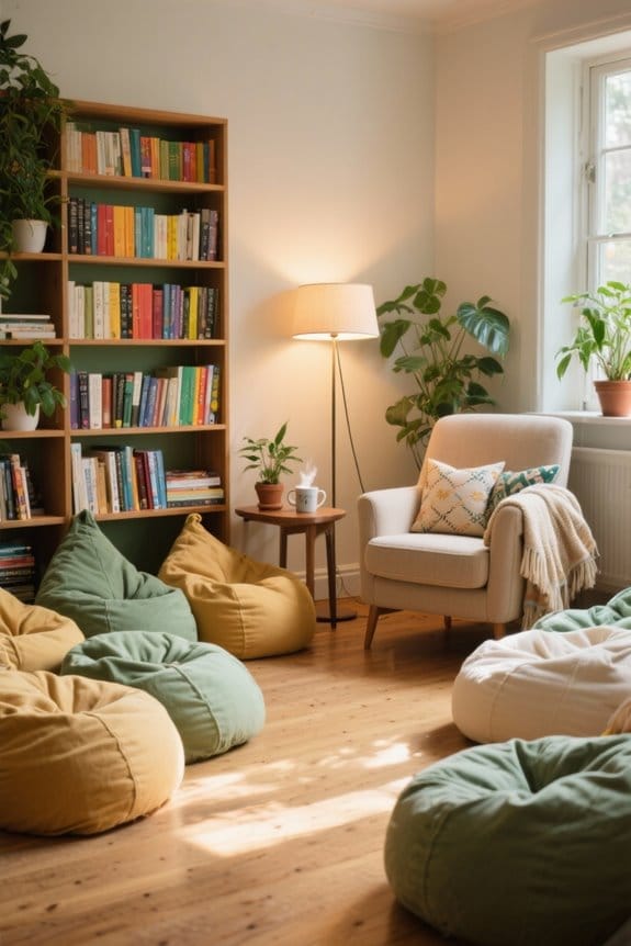 comfortable stylish reading chairs