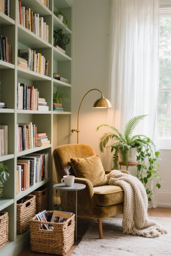 cozy reading nook transformation