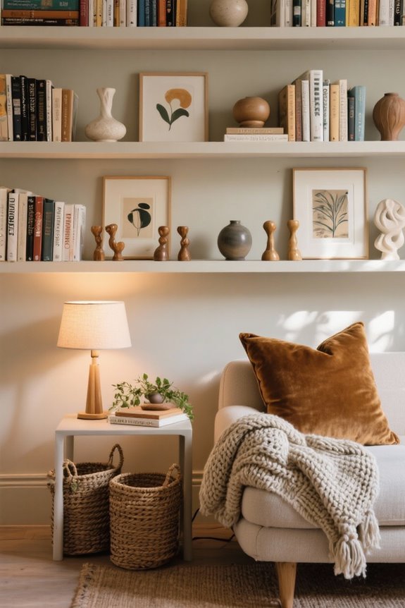 curated cohesive art displays