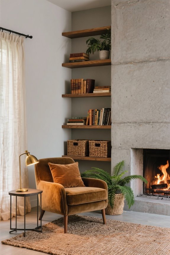 fireproof reading nook design
