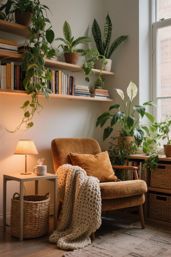 indoor plants enhance tranquility
