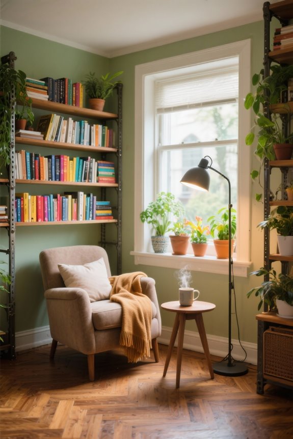 industrial bookshelf decor ideas
