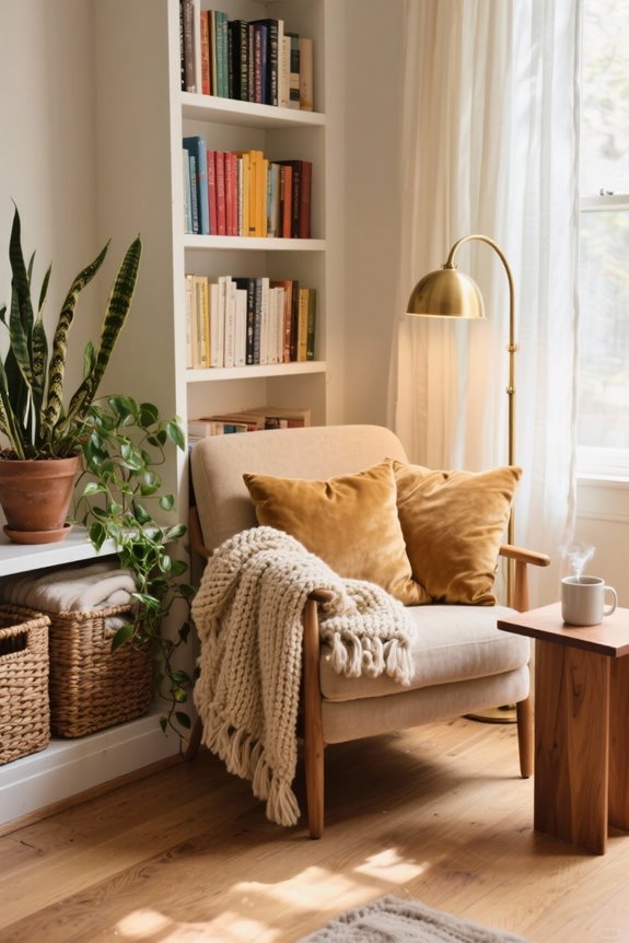 measuring for cozy nook