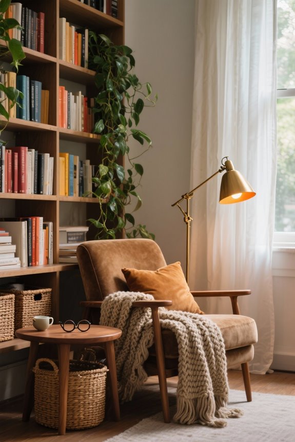 proper reading light placement