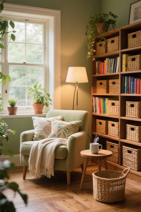 rattan basket storage solutions