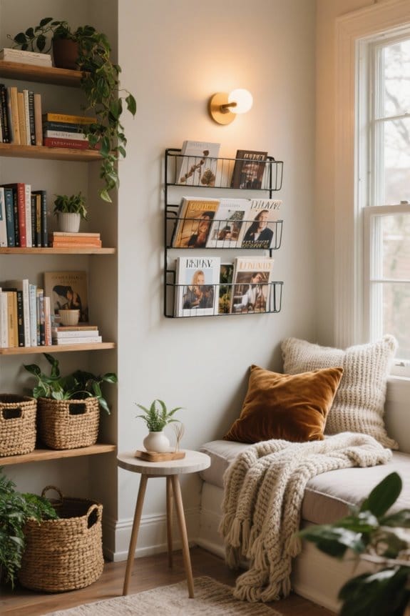 stylish functional wall storage